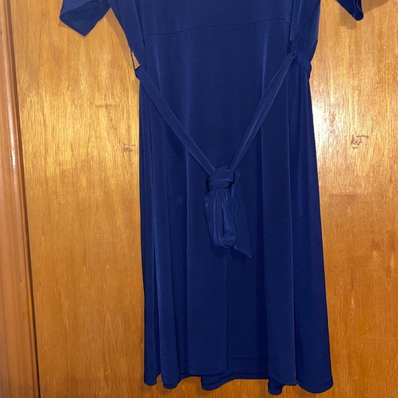 •MOTHERHOOD•NAVY BLUE MATERNITY EASY NURSING TOP MIDI DRESS SIZE XL EUC - Picture 6 of 10